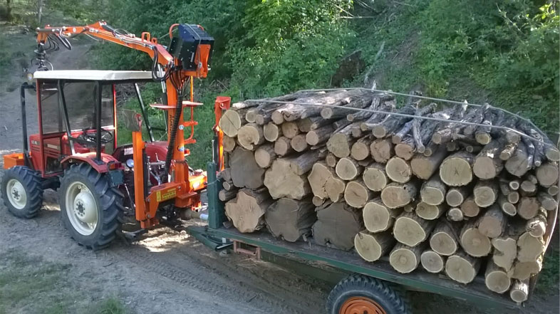 P.A.S. 350 with trailer