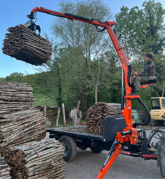 P.A.S. 450 mounted on trailer