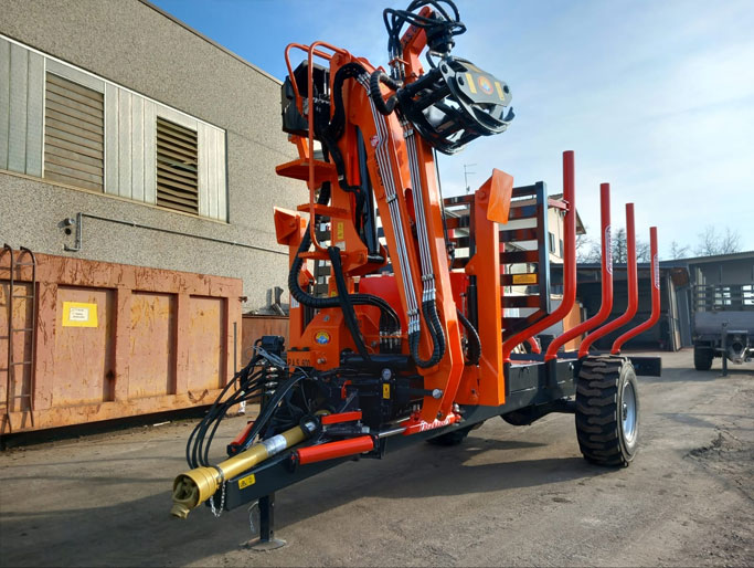 P.A.S. 600 mounted on trailer