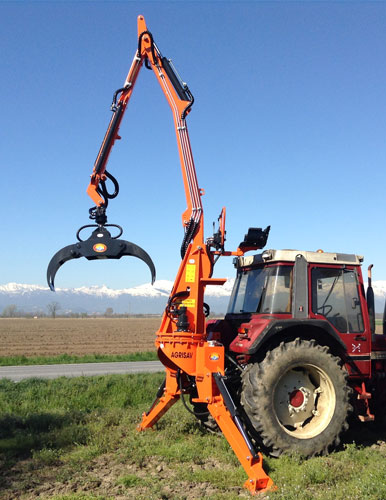 P.A.S. 800 with boom raised